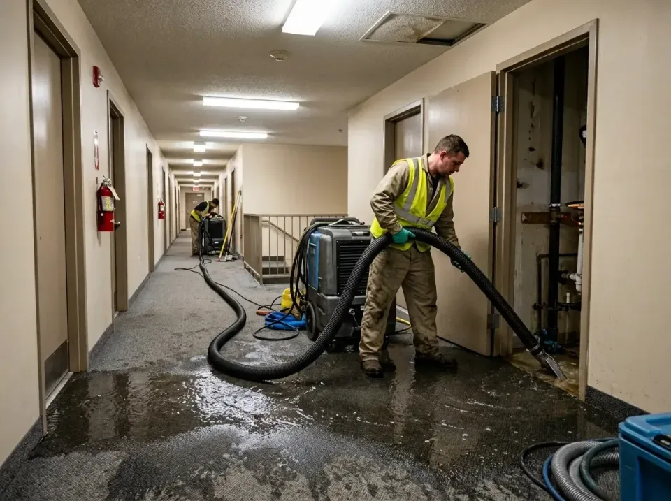 multi-unit-apartment-hallway-f-005 — frequently asked questions, Emergency Burst Pipe Water Extraction & Removal in Cottage…